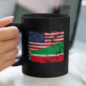 Chechen Republic USA Flag Mug