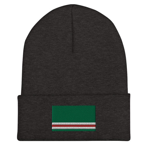 Chechen Republic of Ichkeria Flag Beanie - Embroidered Winter Hat