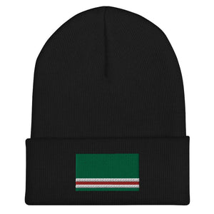 Chechen Republic of Ichkeria Flag Beanie - Embroidered Winter Hat