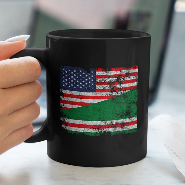 Chechen Republic of Ichkeria USA Flag Mug