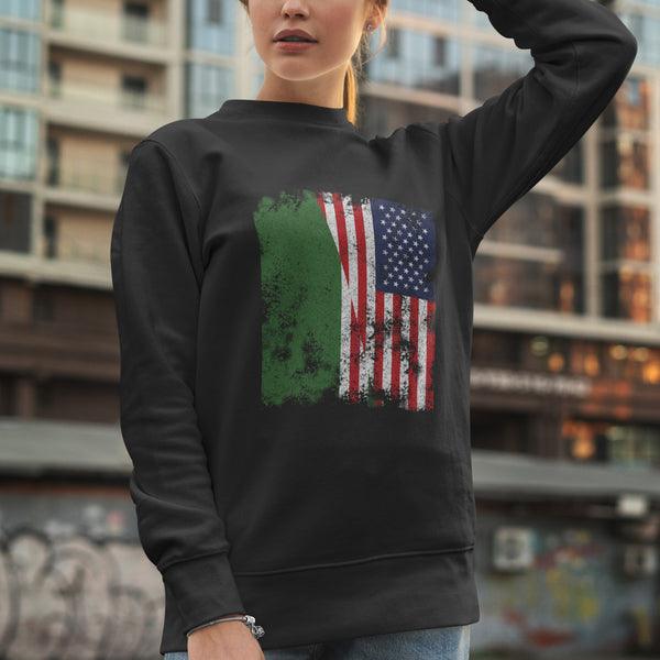 Chechen Republic of Ichkeria USA Flag Sweatshirt