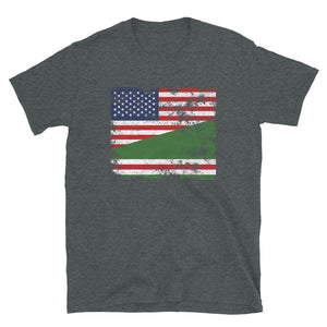 Chechen Republic of Ichkeria USA Flag T-Shirt
