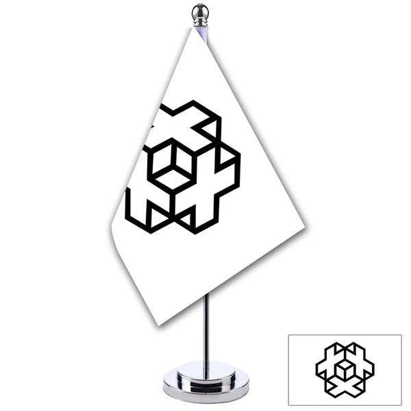 Chelyabinsk Institute Desk Flag - Small Office Table Flag