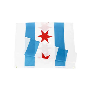 Chicago City Flag - 90x150cm(3x5ft) - 60x90cm(2x3ft)