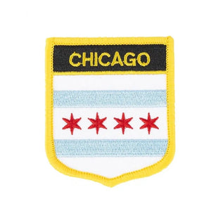 Chicago Flag Patch - Sew On/Iron On Patch