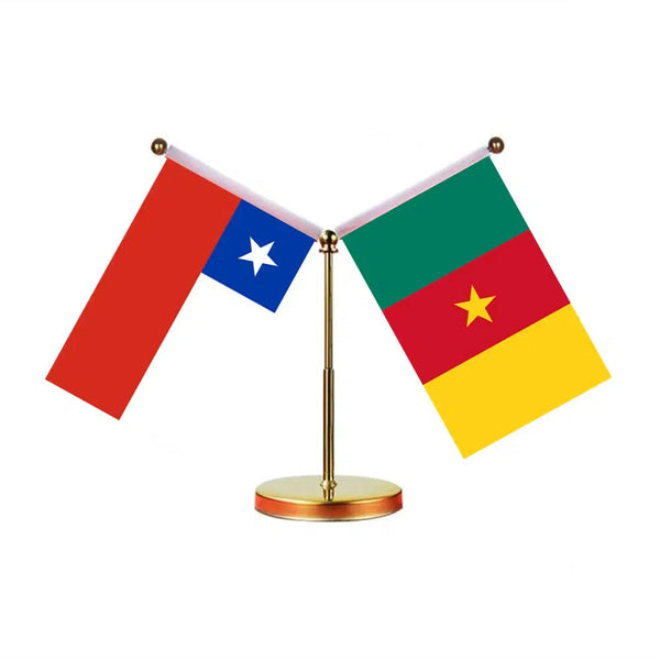 Chile Eritrea Desk Flag - Custom Table Flags (Mini)