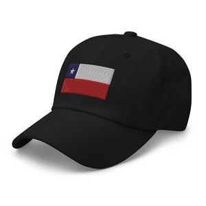 Chile Flag Cap - Adjustable Embroidered Dad Hat