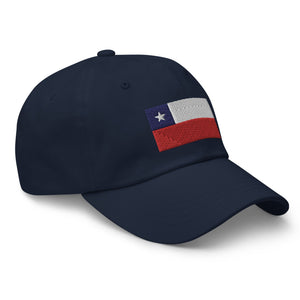 Chile Flag Cap - Adjustable Embroidered Dad Hat