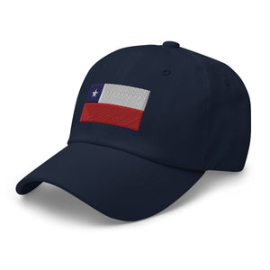 Chile Flag Cap - Adjustable Embroidered Dad Hat