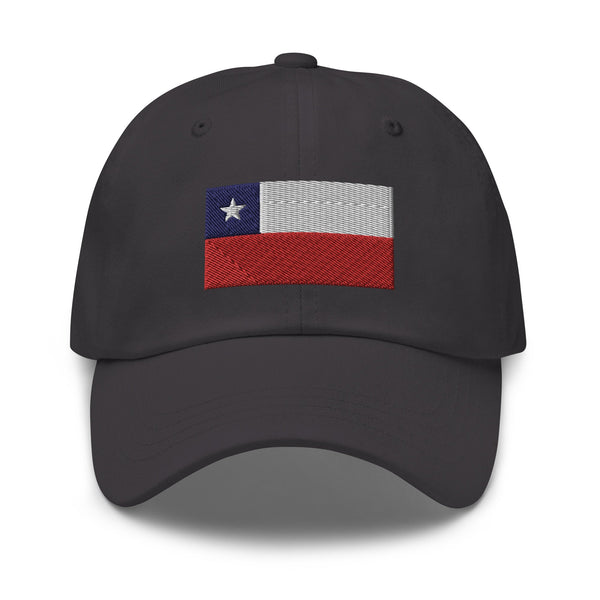 Chile Flag Cap - Adjustable Embroidered Dad Hat