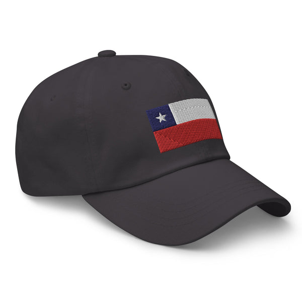 Chile Flag Cap - Adjustable Embroidered Dad Hat