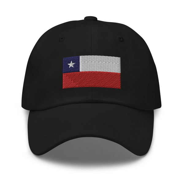 Chile Flag Cap - Adjustable Embroidered Dad Hat