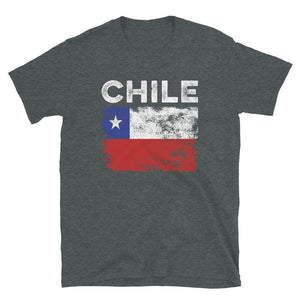 Chile Flag Distressed - Chilean Flag T-Shirt