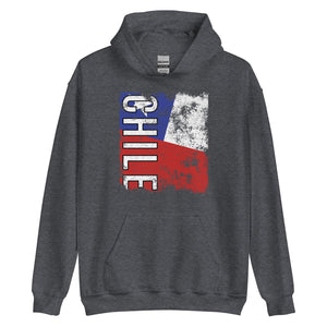 Chile Flag - Distressed Flag Hoodie