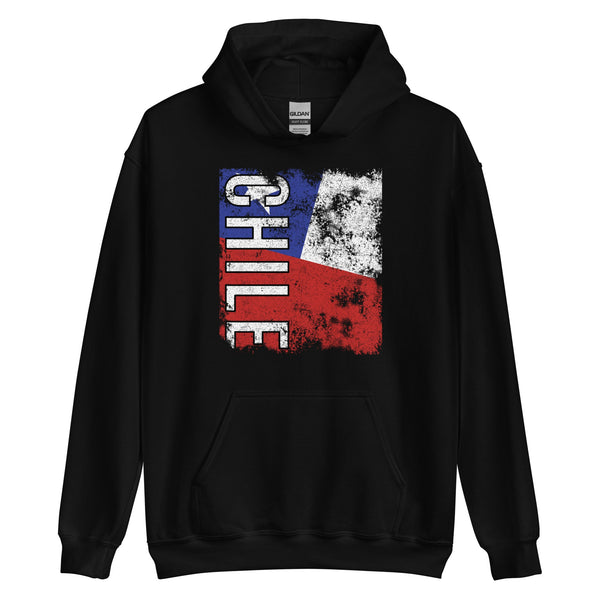 Chile Flag - Distressed Flag Hoodie