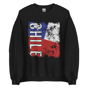 Chile Flag - Distressed Flag Sweatshirt