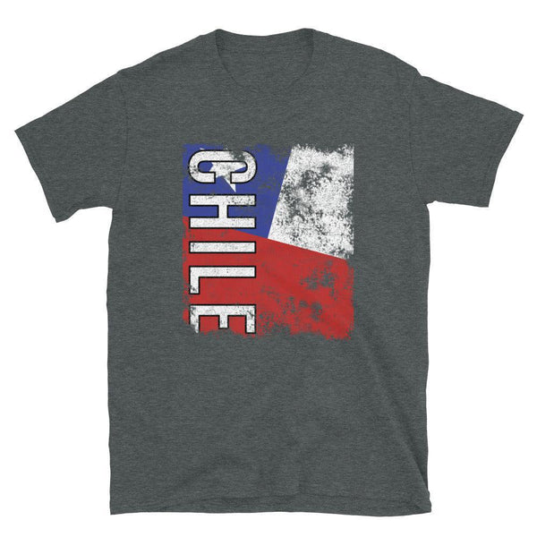 Chile Flag Distressed T-Shirt