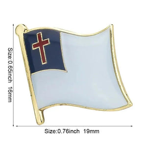 Chile Friendship Flag Lapel Pin Collection - Enamel Pin Flag