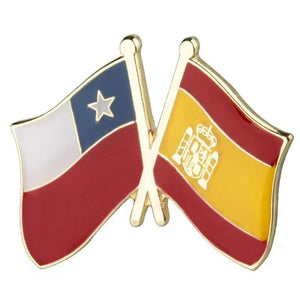 Chile Friendship Flag Lapel Pin Collection - Enamel Pin Flag