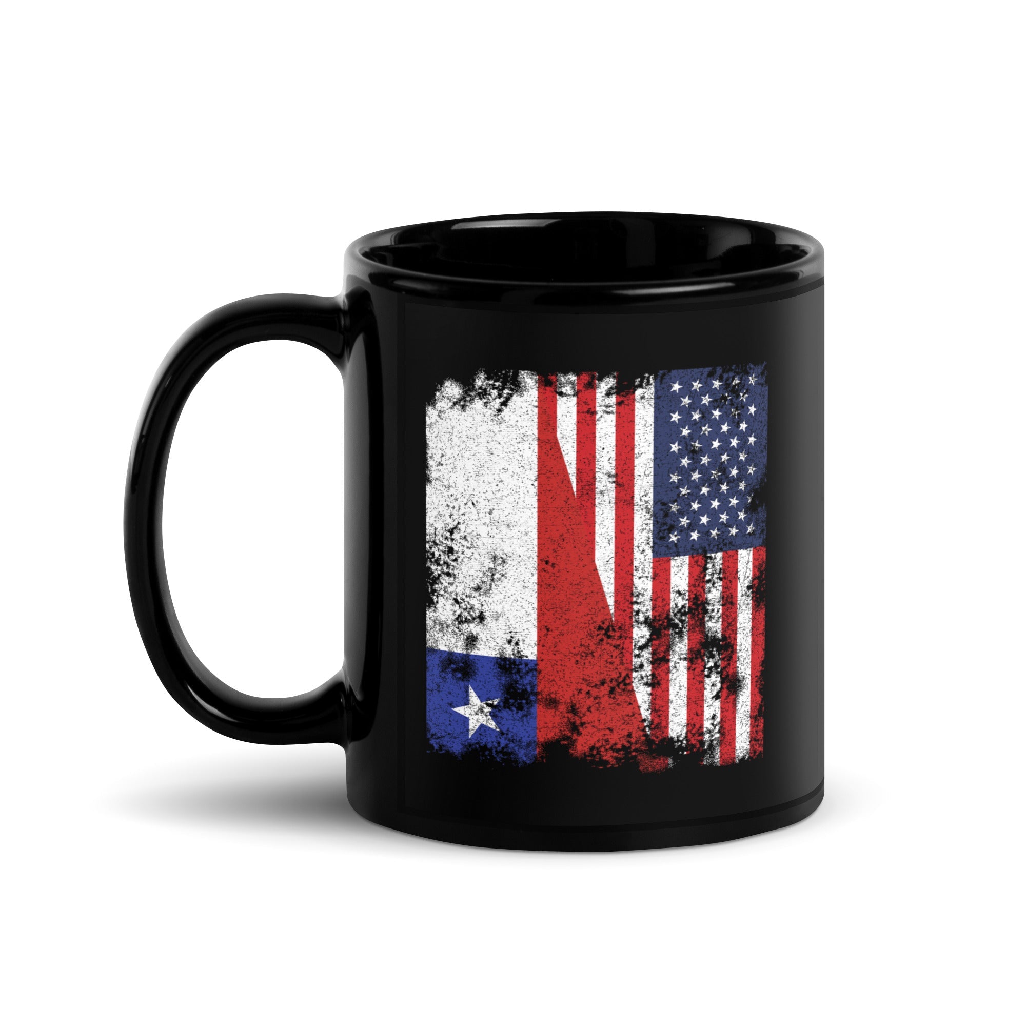 Chile USA Flag - Half American Mug