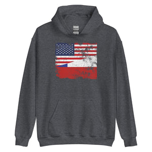 Chile USA Flag Hoodie