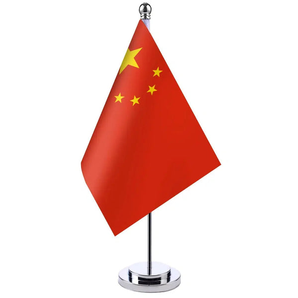 China Desk Flag - Small Office Table Flag