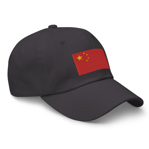 China Flag Cap - Adjustable Embroidered Dad Hat