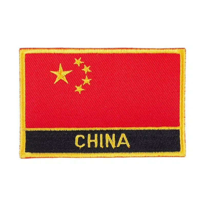 China Flag Patch - Sew On/Iron On Patch