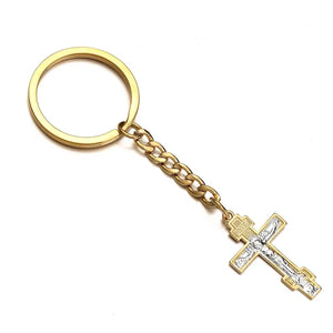 Christian Cross Keychain