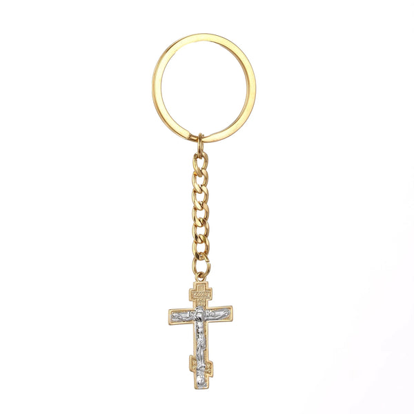 Christian Cross Keychain