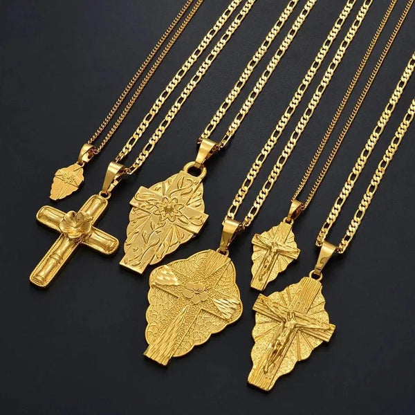 Christian Cross Pendant Necklace Collection