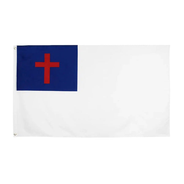 Christian Flag - 90x150cm(3x5ft) - 60x90cm(2x3ft) - Christianity Flag