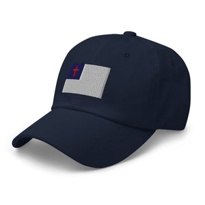 Christian Flag Cap - Adjustable Embroidered Dad Hat