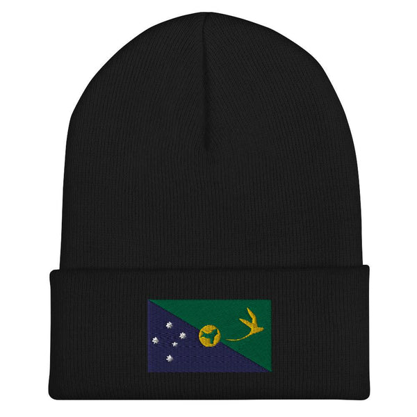 Christmas Island Flag Beanie - Embroidered Winter Hat