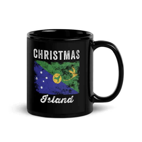 Christmas Island Flag Distressed Mug