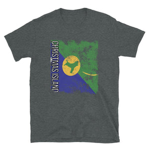 Christmas Island Flag Distressed T-Shirt