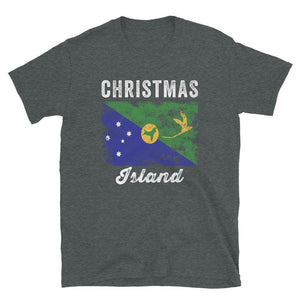 Christmas Island Flag Distressed T-Shirt