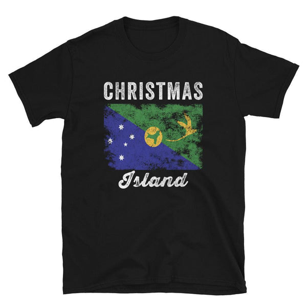 Christmas Island Flag Distressed T-Shirt