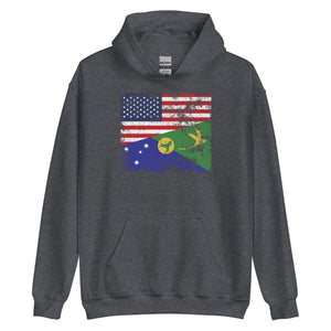 Christmas Island USA Flag Hoodie