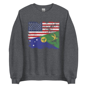 Christmas Island USA Flag Sweatshirt