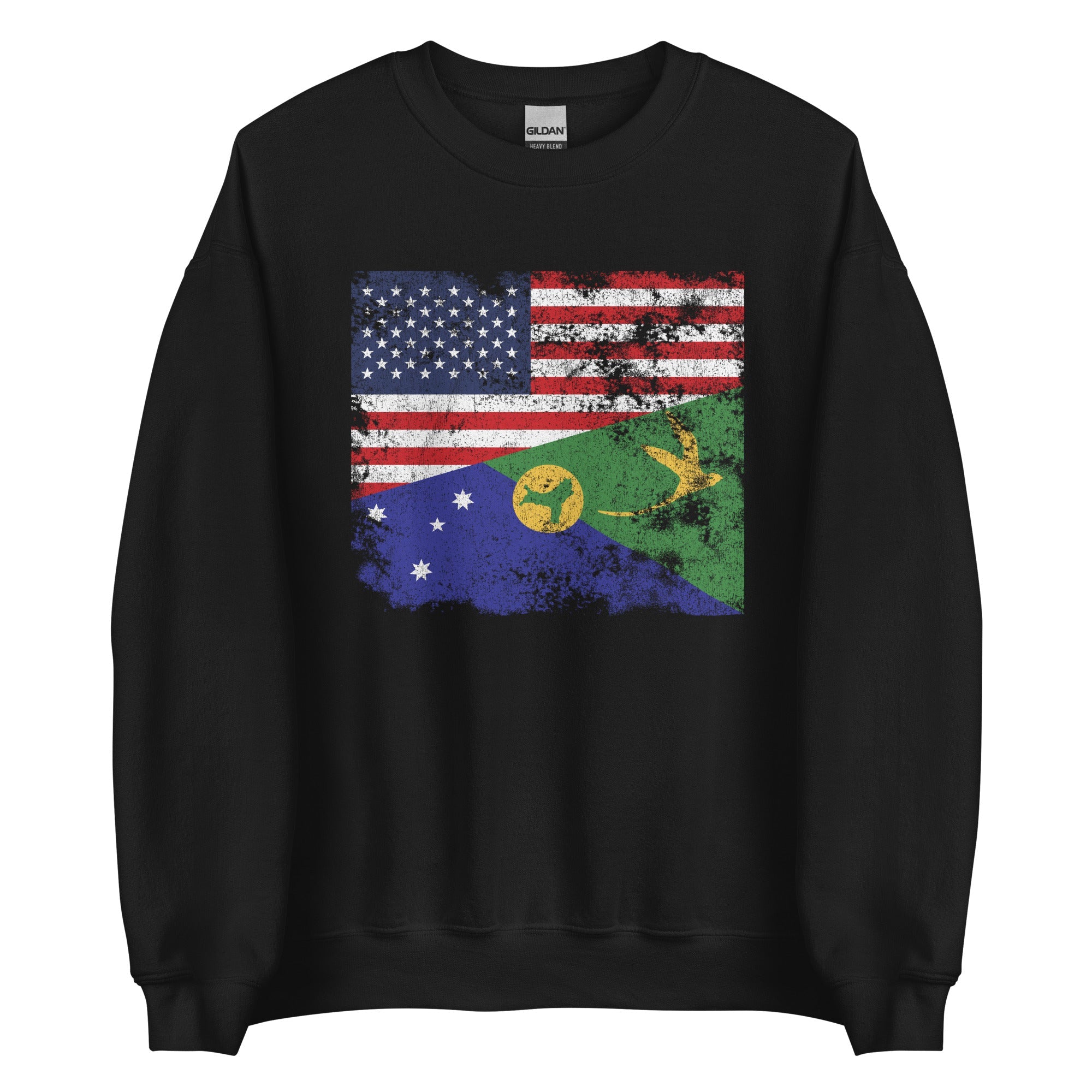 Christmas Island USA Flag Sweatshirt