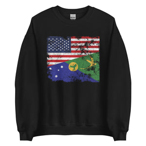 Christmas Island USA Flag Sweatshirt