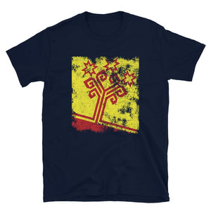 Chuvasia Flag - Distressed Flag T-Shirt