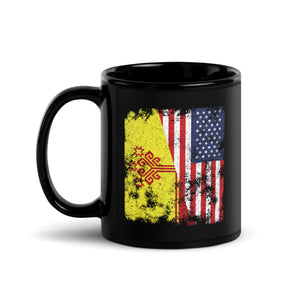 Chuvasia USA Flag - Half American Mug