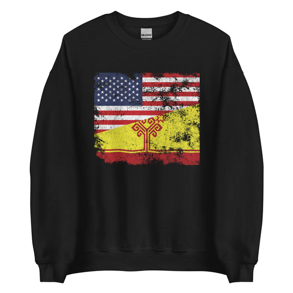 Chuvasia USA Flag Sweatshirt