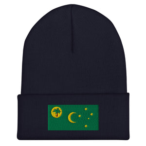 Cocos Islands Flag Beanie - Embroidered Winter Hat