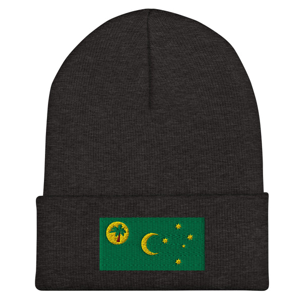 Cocos Islands Flag Beanie - Embroidered Winter Hat