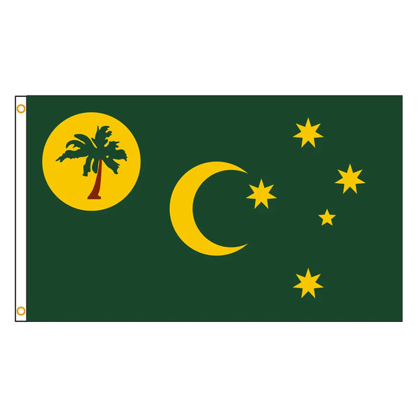 Cocos Keeling Islands Flag - 90x150cm(3x5ft) - 60x90cm(2x3ft)