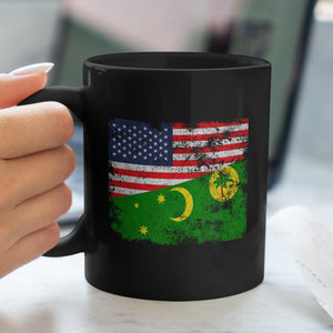 Cocos Islands USA Flag Mug