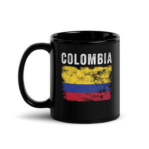Colombia Flag Distressed Colombian Flag Mug